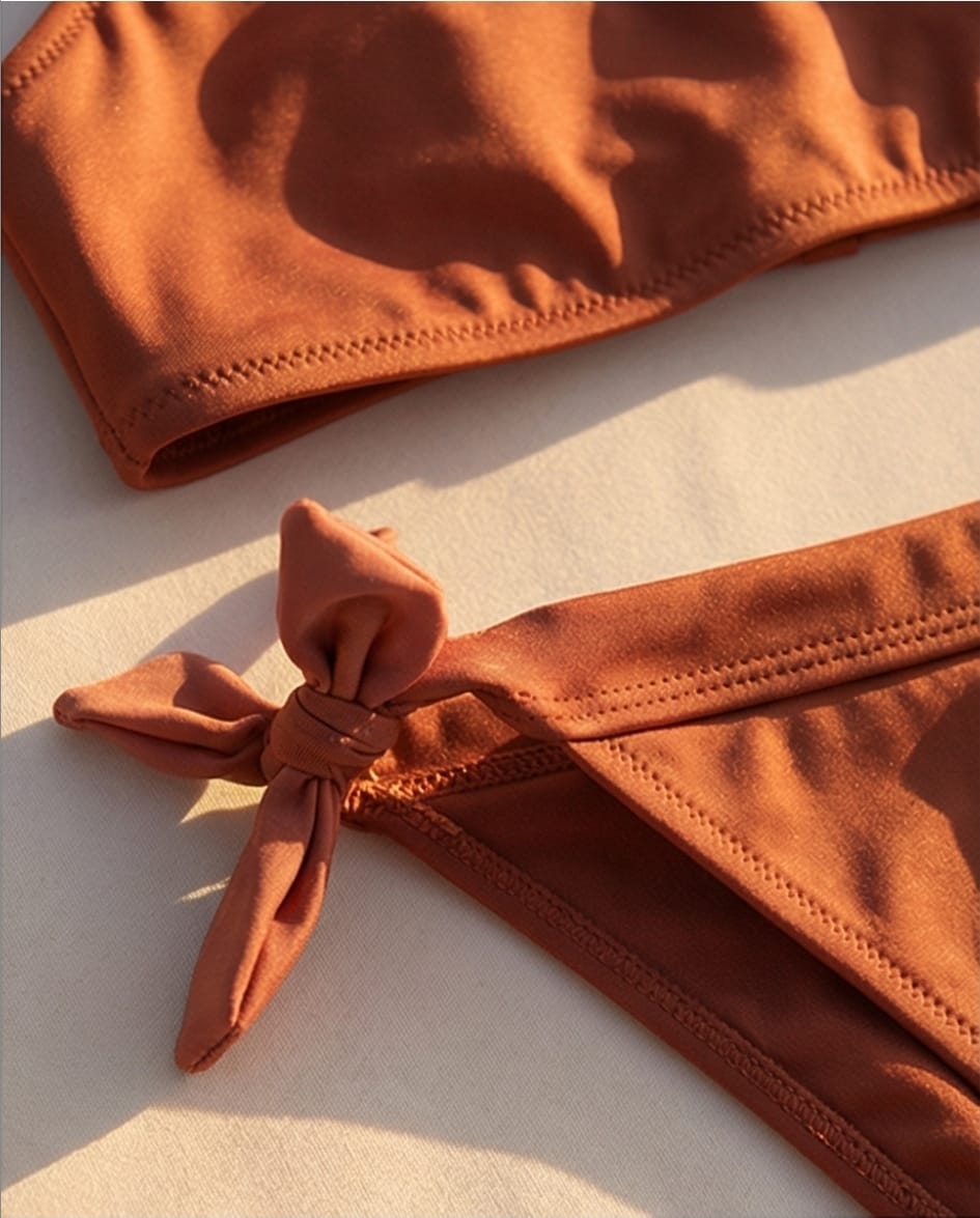 תחתון קשירות דגם קאנון חום קינמון