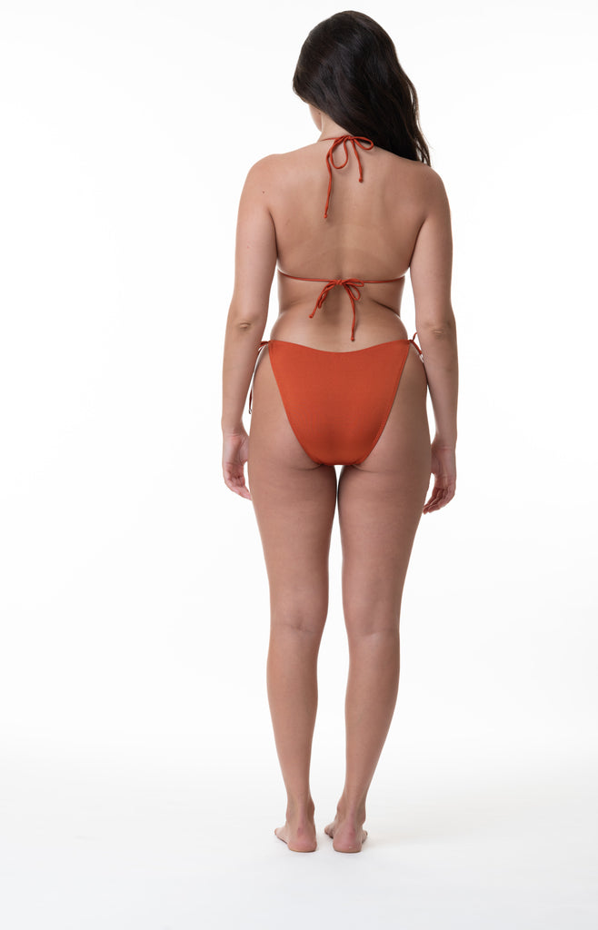 תחתון קשירות קלאסי -כתום טרקוטה חם