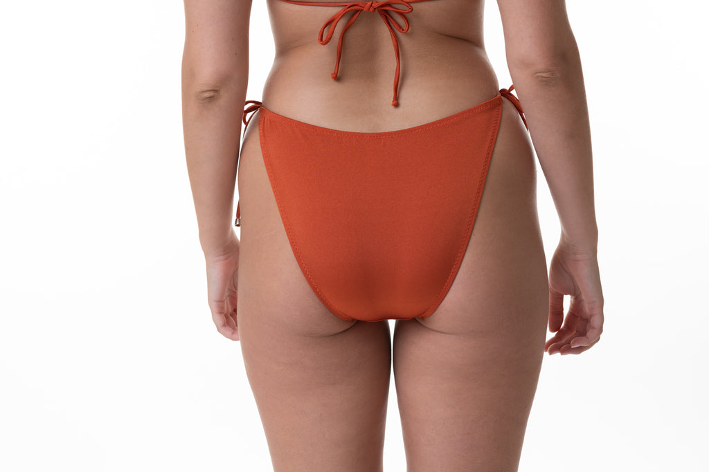 תחתון קשירות קלאסי -כתום טרקוטה חם