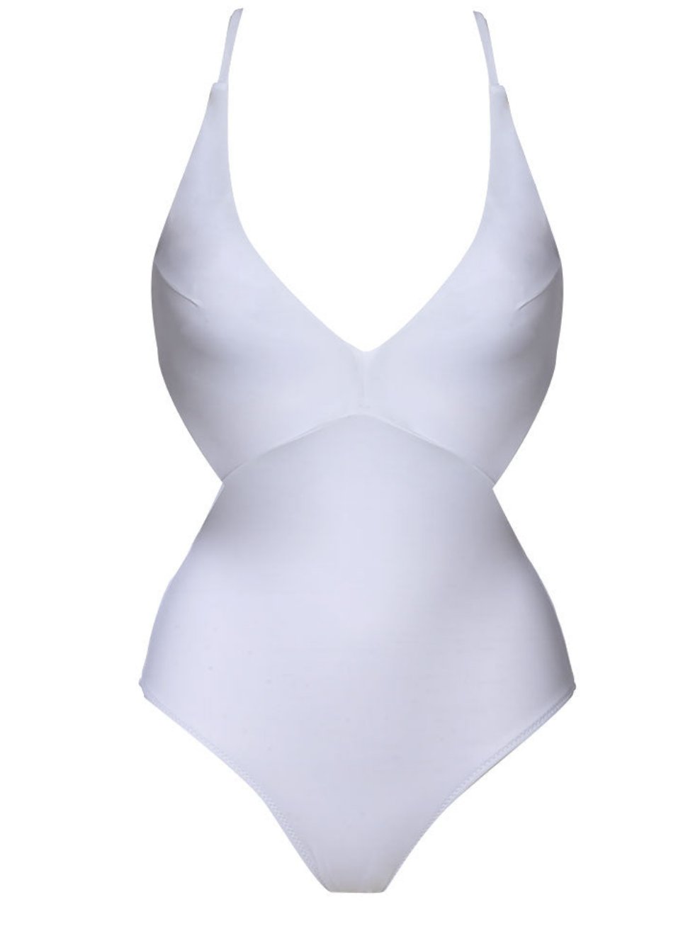 בגד ים שלם דגם אואסיס צבע לבן