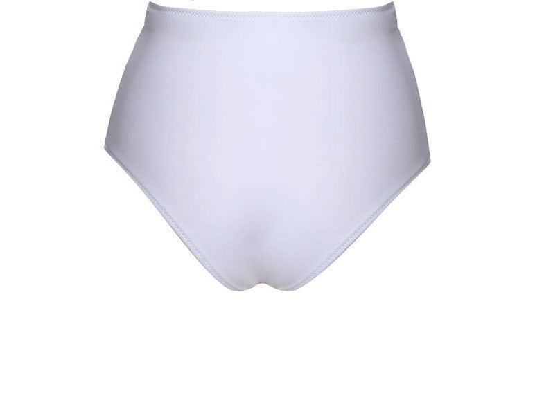 תחתון ביקיני גבוה מחטב דגם סהרה צבע לבן