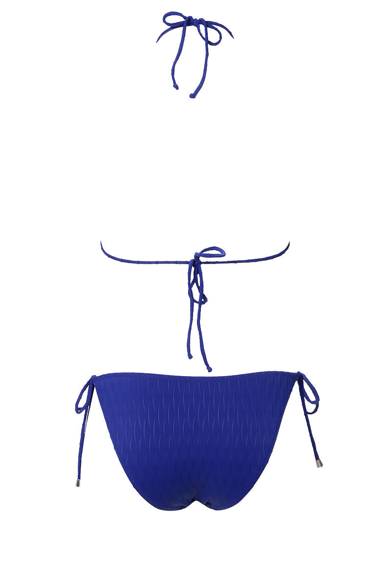 סט ביקיני קשירות צבע כחול רויאל