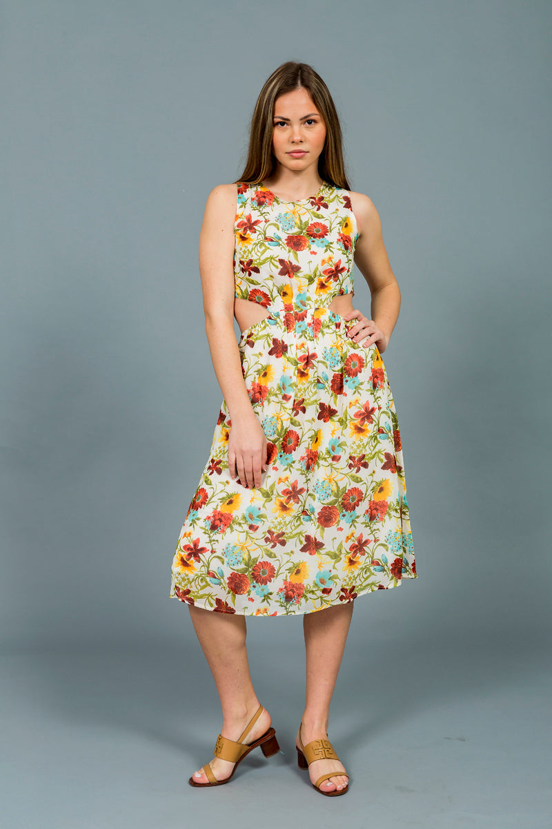 שמלת רייצ'ל הדפס פריחת האביב