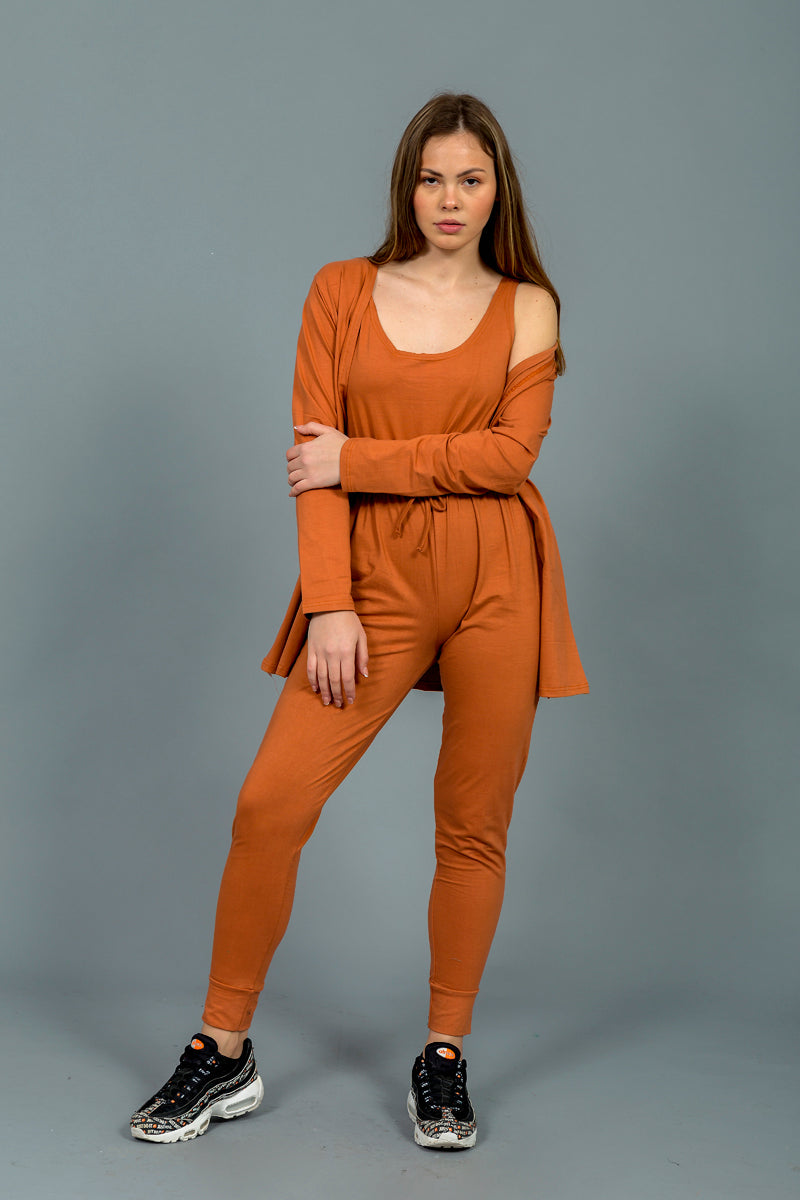 סט חליפת אוברול כותנה דגם ניו יורק