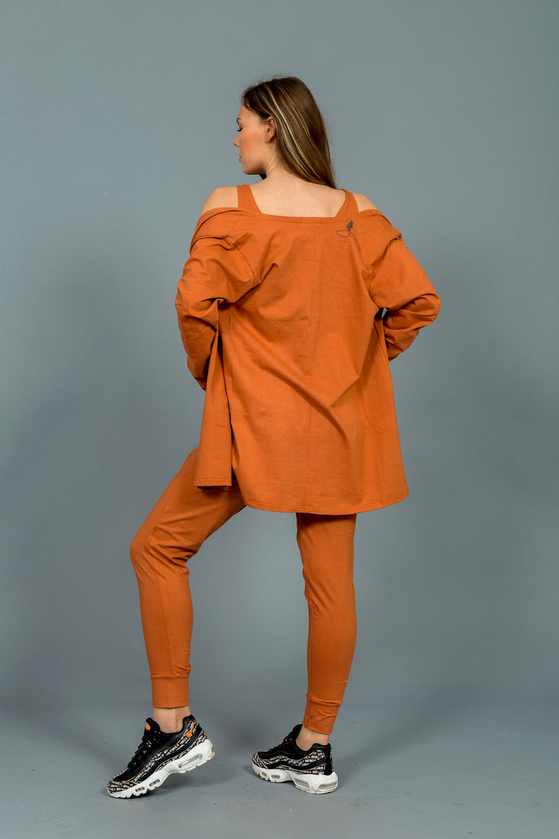 סט חליפת אוברול כותנה דגם ניו יורק