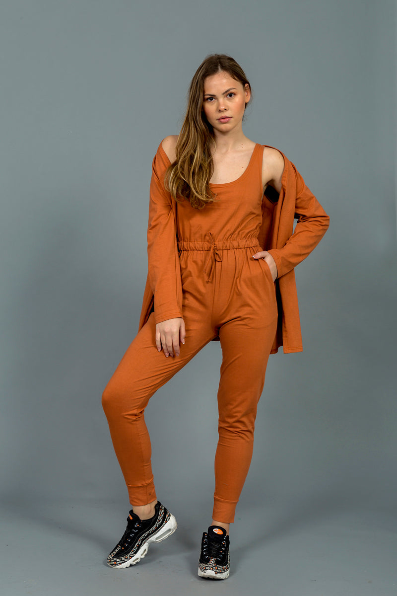 סט חליפת אוברול כותנה דגם ניו יורק