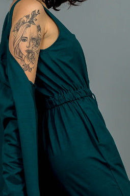 סט אוברול ועליונית כותנה מידות 36-38