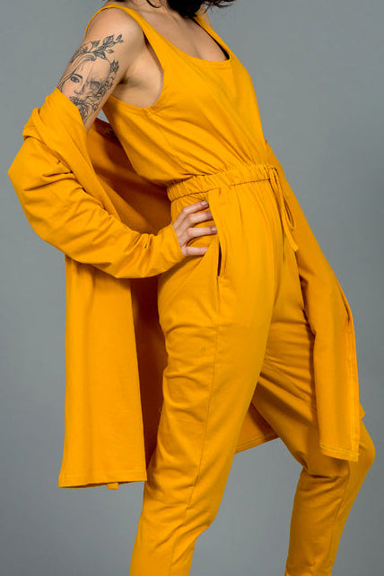 סט אוברול כותנה מידות 36-38