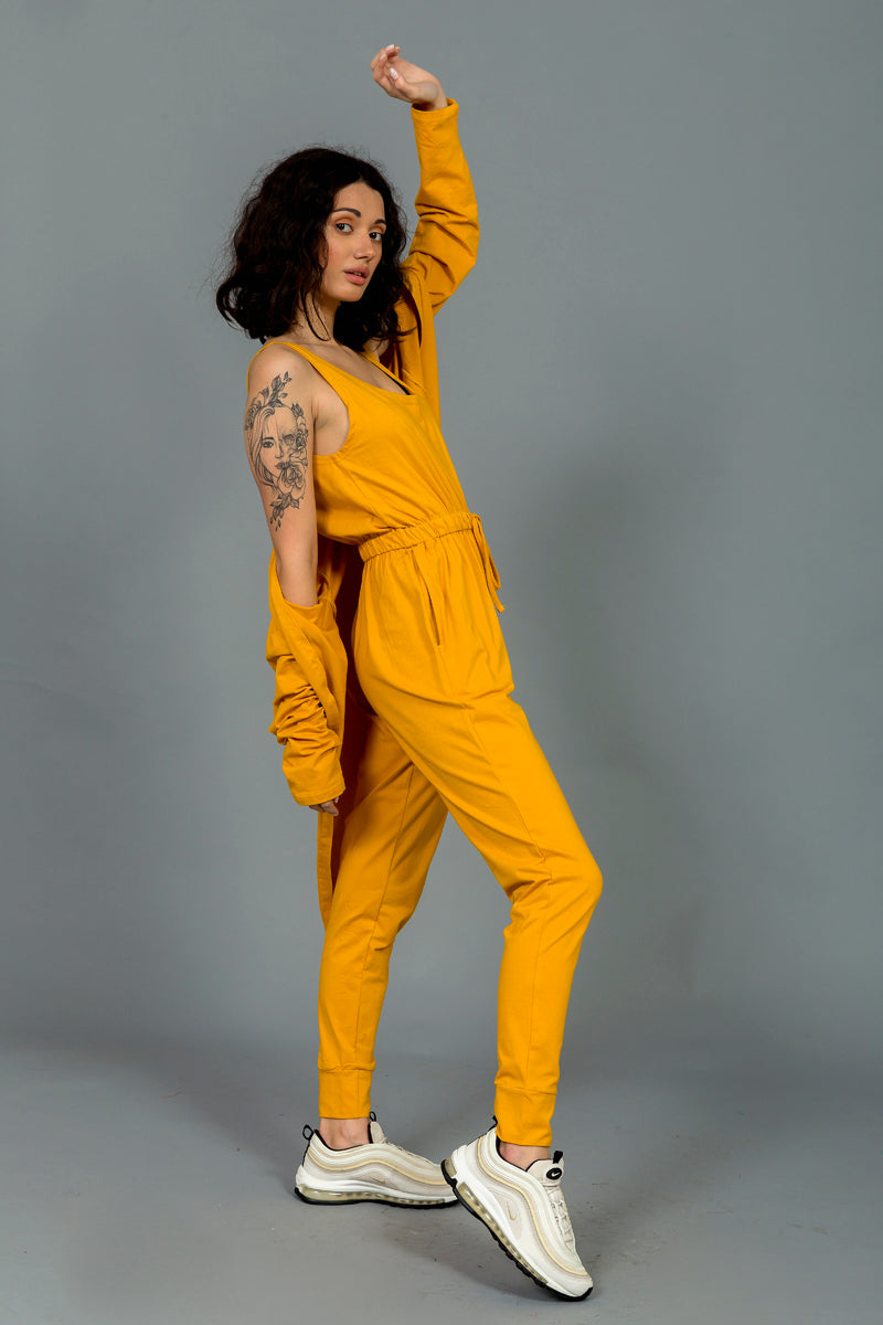 חליפת אוברול כותנה דגם ניו יורק