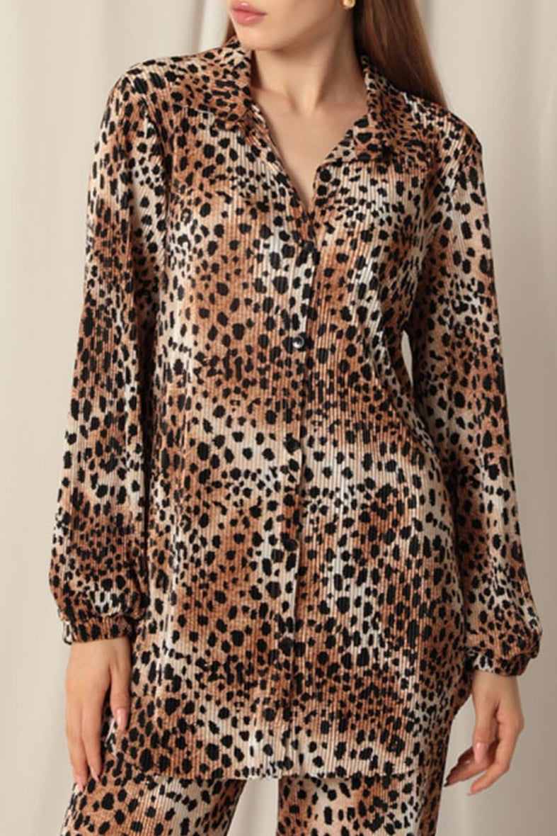 חולצה מכופתרת דגם ליאו