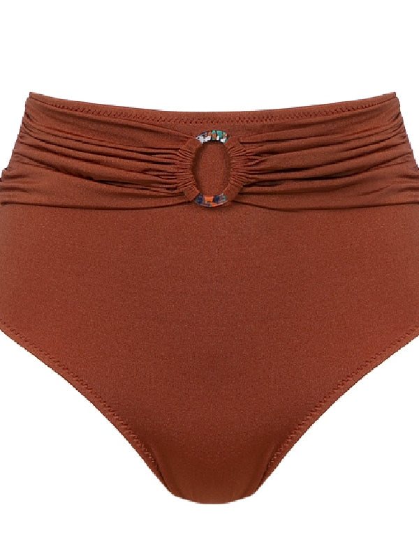 תחתון ביקיני גבוה מחטב דגם סהרה צבע קינמון