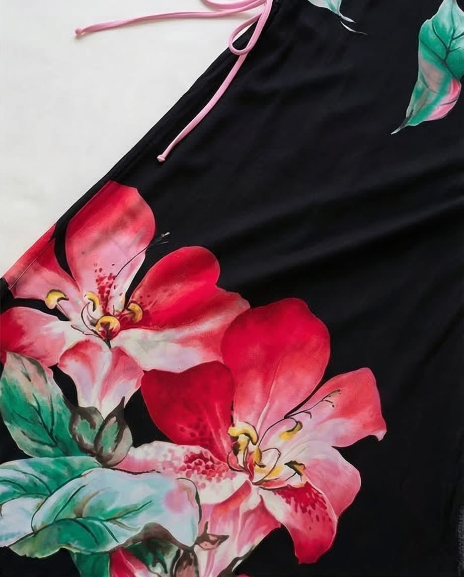 דגם פלורנטינה – שמלת חוף ריזורט מעל בגד ים