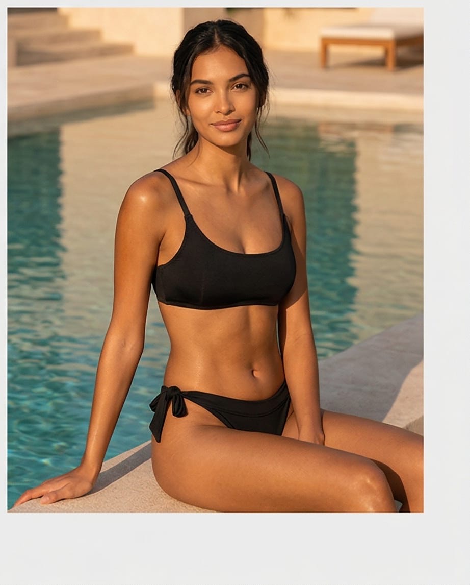 חזיית ביקיני דגם קאנון צבע שחור