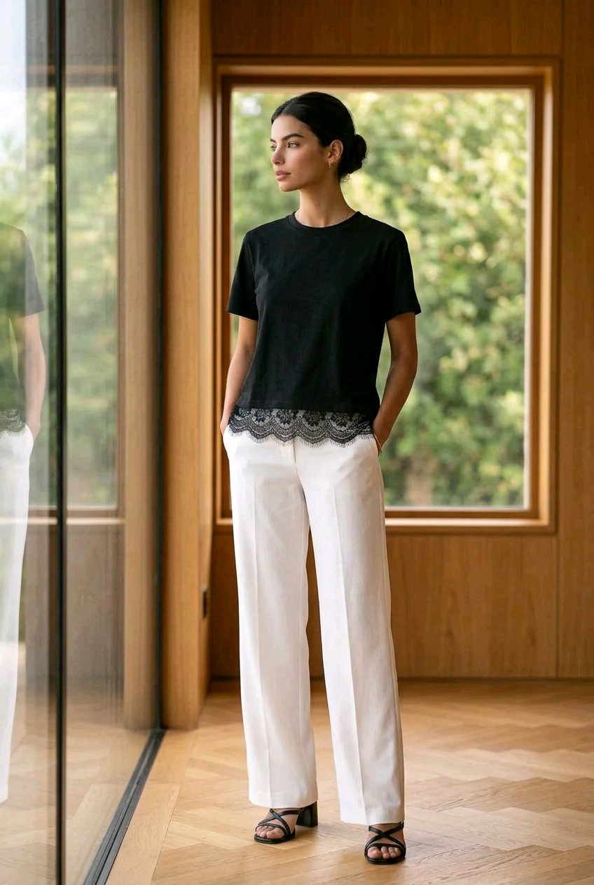 חולצת The Trim Tee – שחור