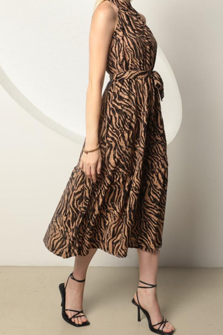 דגם סוואנה- שמלה מידי