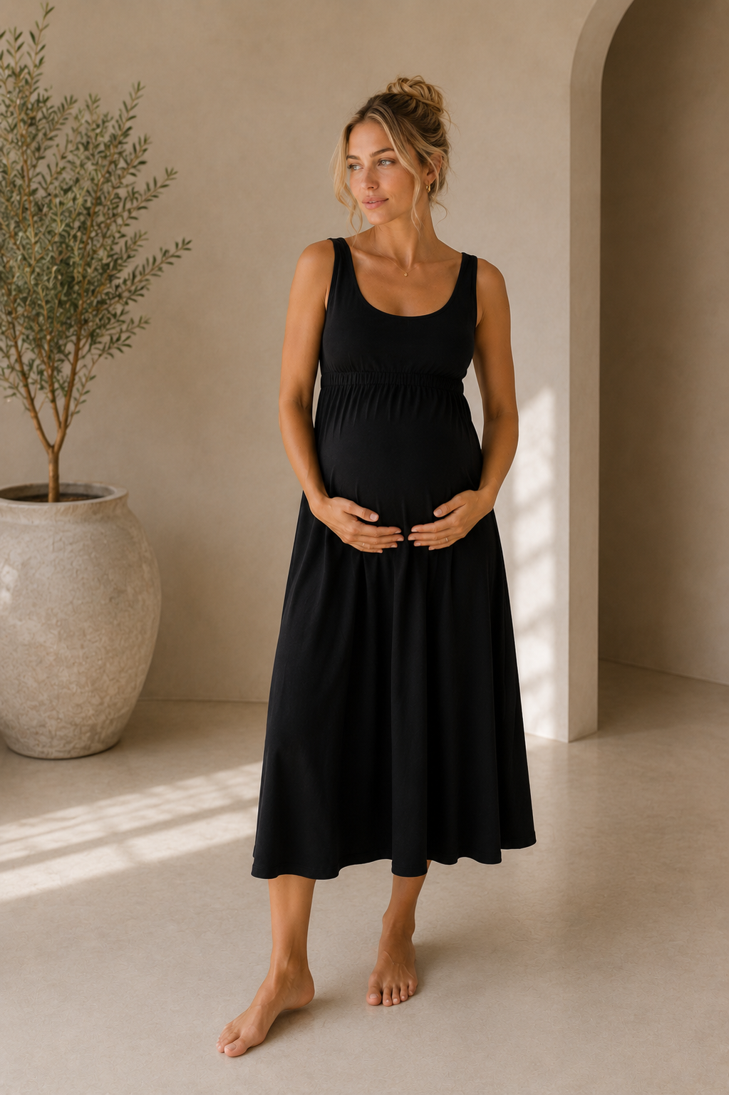 The Flow Dress Black