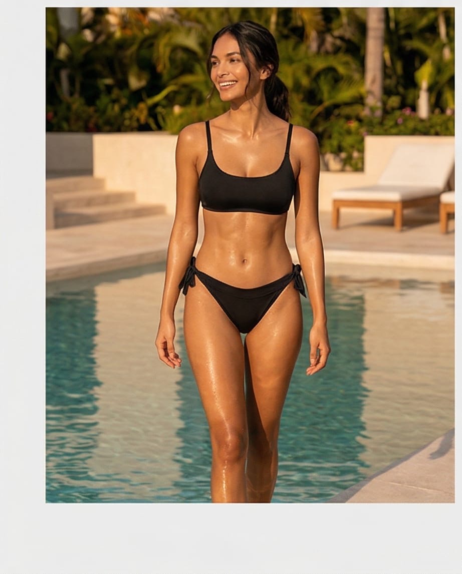 חזיית ביקיני דגם קאנון צבע שחור