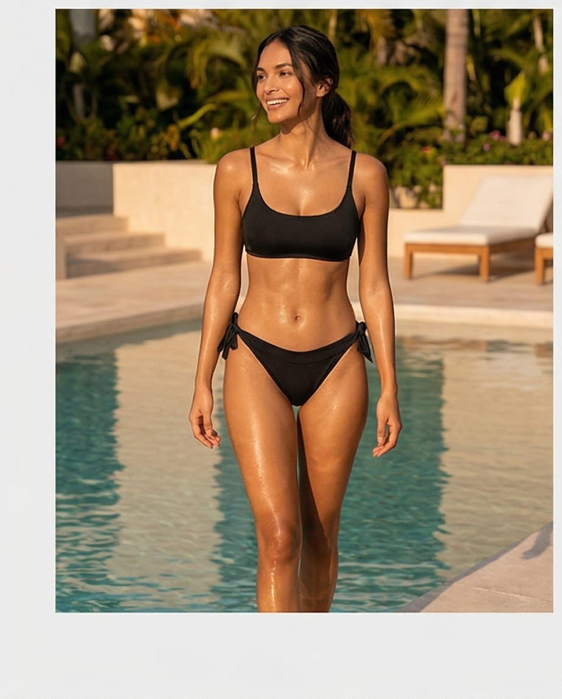 חזיית ביקיני דגם קאנון צבע שחור