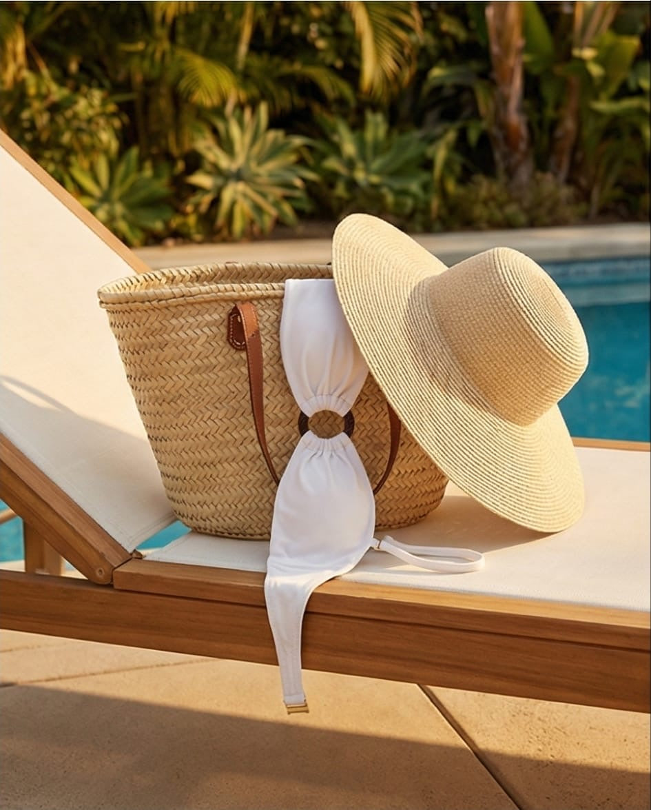 חזיית סטרפלס דגם ריף לבן