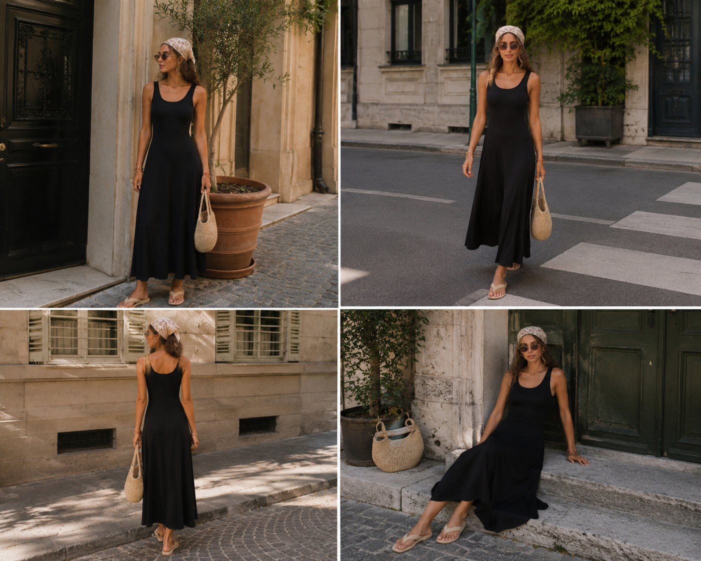 The Flow Dress Black