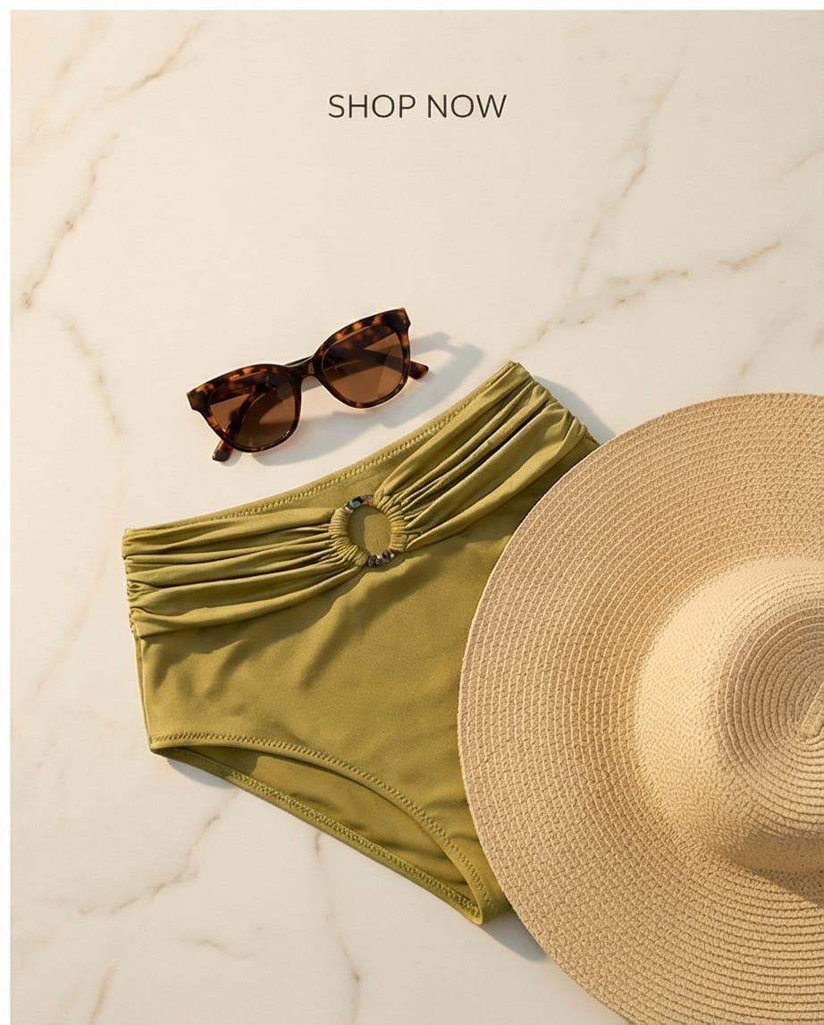 תחתון גבוה מחטב דגם סהרה צבע ירוק