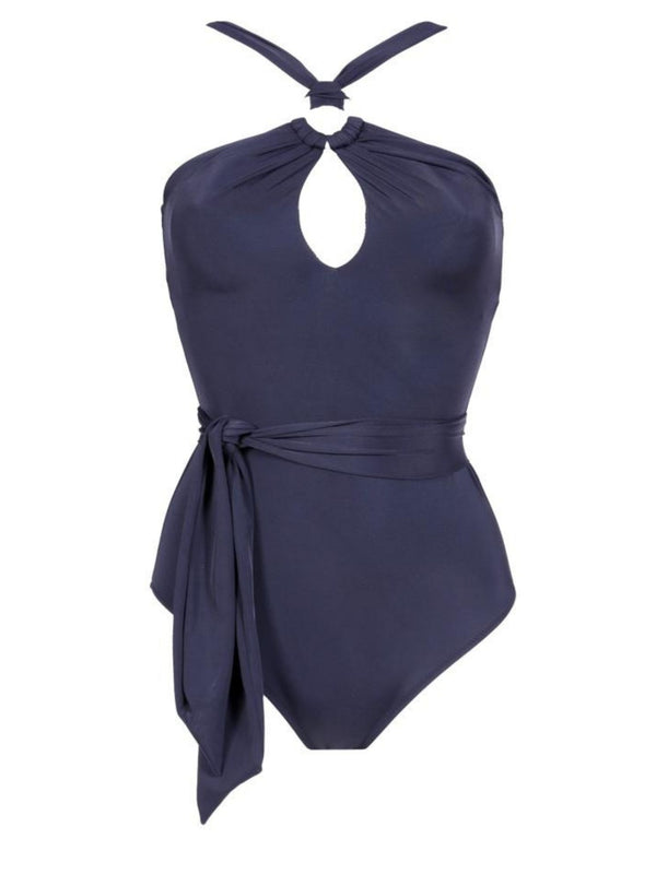 בגד ים שלם מחטב דגם קוקו צבע שחור