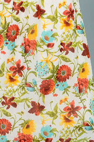 שמלת פתחים במותן הדפס לבן מידות 36-40